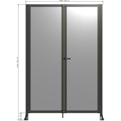 J4-2400-1600-0150-UYPTA GUARDING PANEL 2400MM TALL X 1600MM WIDE 1/4'' POLYCARBONATE