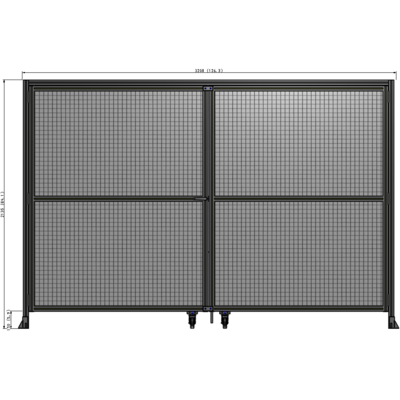 J5-2135-3200-0150-TYMTK GUARDING PANEL 2135MM TALL X 3200MM WIDE 1" MESH