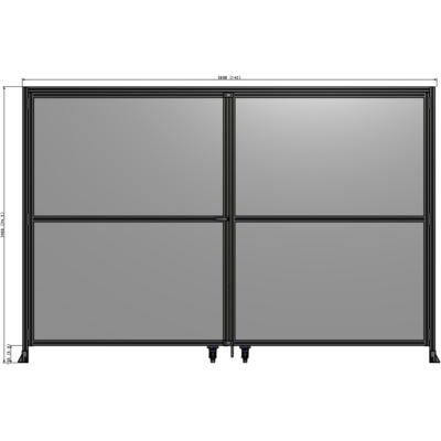 J5-2400-3600-0150-TYPTA GUARDING PANEL 2400MM TALL X 3600MM WIDE 1/4'' POLYCARBONATE