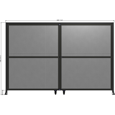 J7-2400-3600-0150-UYMTA GUARDING PANEL 2400MM TALL X 3600MM WIDE 1" MESH