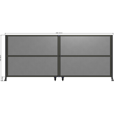J8-1700-4000-0150-UYMTA GUARDING PANEL 1700MM TALL X 4000MM WIDE 1" MESH