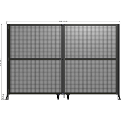 J8-2135-3200-0150-TYMTA GUARDING PANEL 2135MM TALL X 3200MM WIDE 1" MESH