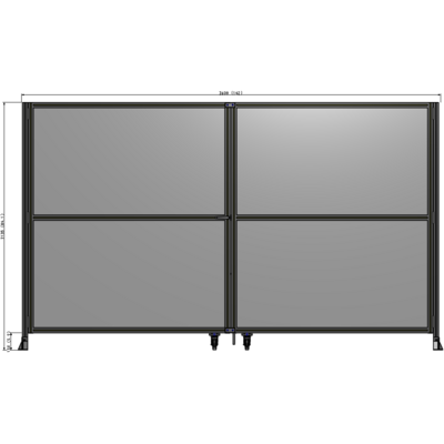 J8-2135-3600-0150-TYPTK GUARDING PANEL 2135MM TALL X 3600MM WIDE 1/4'' POLYCARBONATE