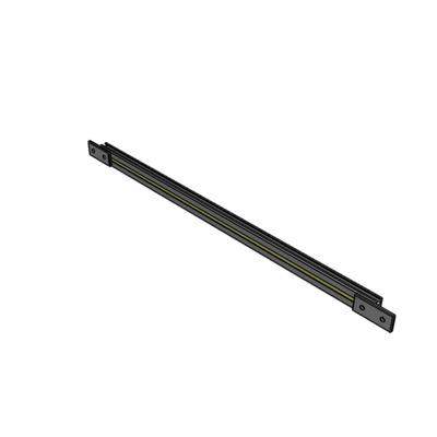 L1-0828-YTA 828MM LONG HALF STRAP, MOUNTS HORIZONTAL ON 1800MM WIDE DOUBLE WALL SECTIONS