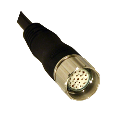 REER FEMALE CONNECTOR CABLE, 3M,M23 19-POLE STRAIGHT CONNECTOR(CJ3)